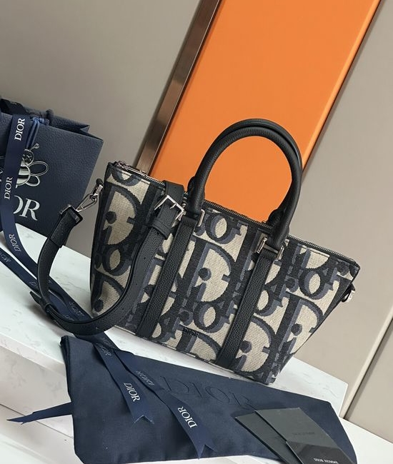 Christian Dior CD Weekender Oblique Printed Handbag 93389