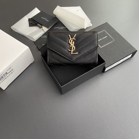 Yves Saint Laurent YSL Matelasse Leather Envelope Wallet 414404