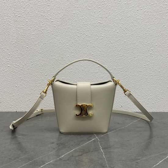 Celine TRIOMPHE Mini Leather Bucket Bag 100943