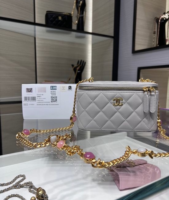 Chanel Lambskin Gem Chain Box Bag AP2937Y