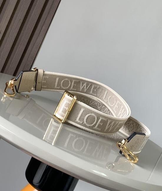 Loewe Anagram Jacquard Leather Detachable Shoulder Strap 001
