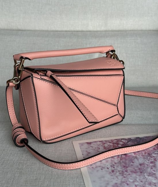 Loewe Mini Puzzle Shoulder Bag Soft Leather 3000