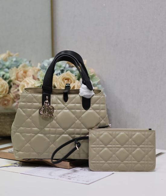 Christian Dior CD Toujours Two-Tone Medium Handbag 1188