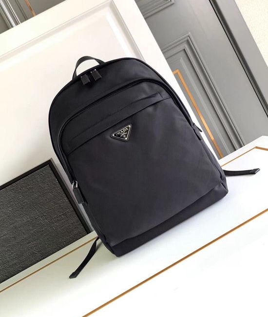 Prada Saffiano Leather Trim Nylon Backpack 2VZ048