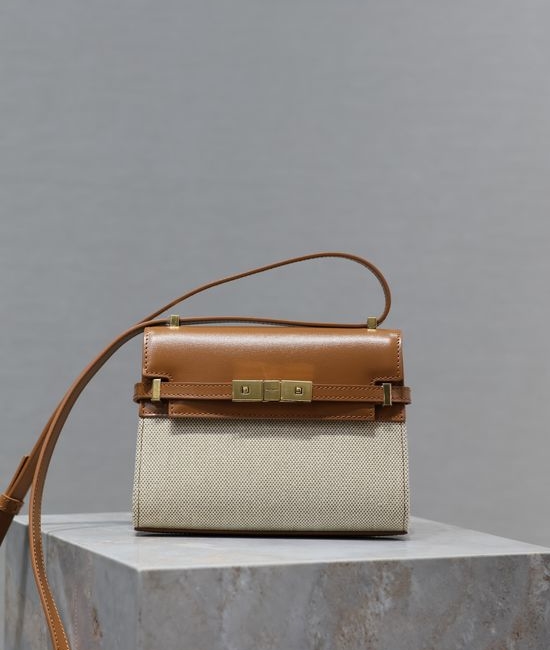Yves Saint Laurent YSL Manhattan Mini Leather Crossbody Bag 727766