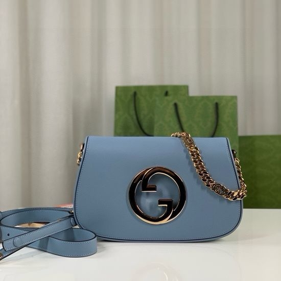 Gucci Interlocking G Leather Shoulder Bag 699268