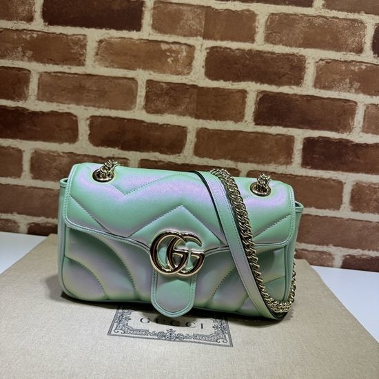 Gucci Iridescent Green Tote Bag 443497