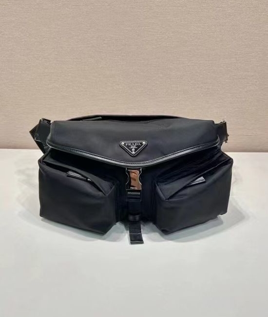 Prada Nylon Flap Shoulder Bag 2VH175