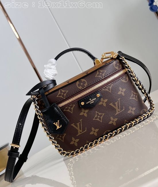 Louis Vuitton LV Vanity Chain Pouch Inspired by Classic Makeup Case M47125