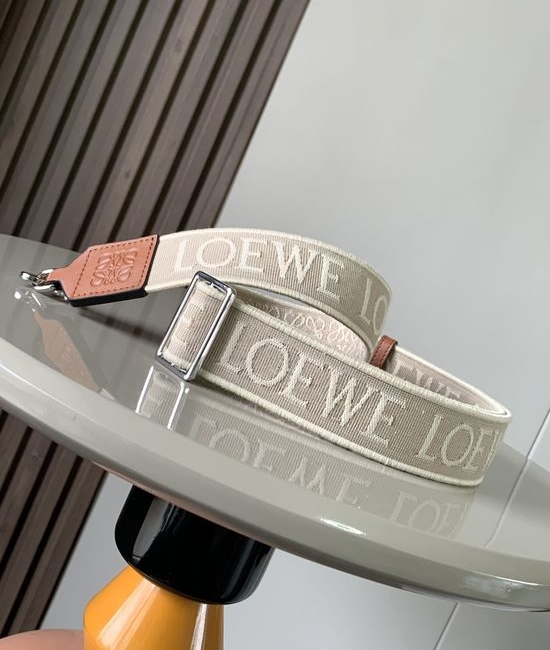Loewe Anagram Jacquard Leather Strap 010