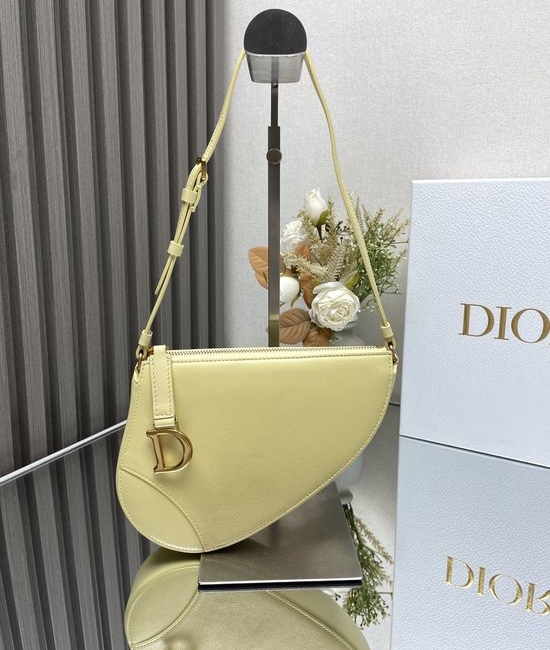 Christian Dior CD Saddle Lambskin Clutch Bag 8016