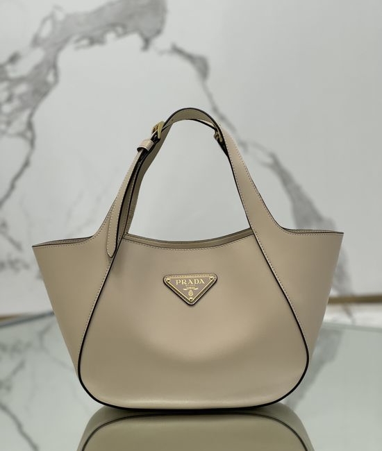 Prada Leather Tote Handbag Adjustable Handle 1BG483