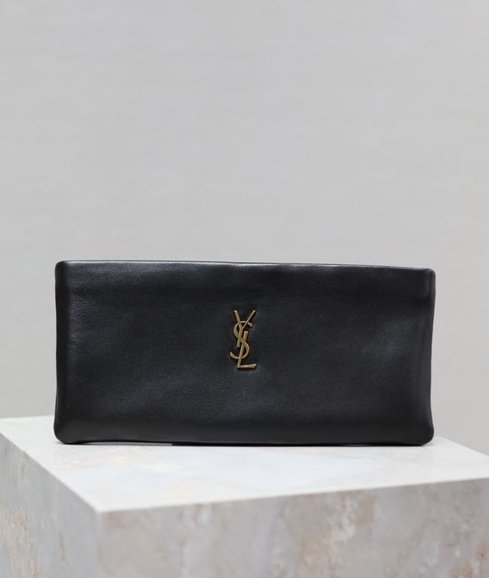 Yves Saint Laurent YSL CALYPSO Sheepskin Clutch 774062