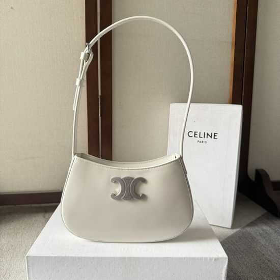 Celine TILLY Medium Shiny Calfskin Handbag 115703
