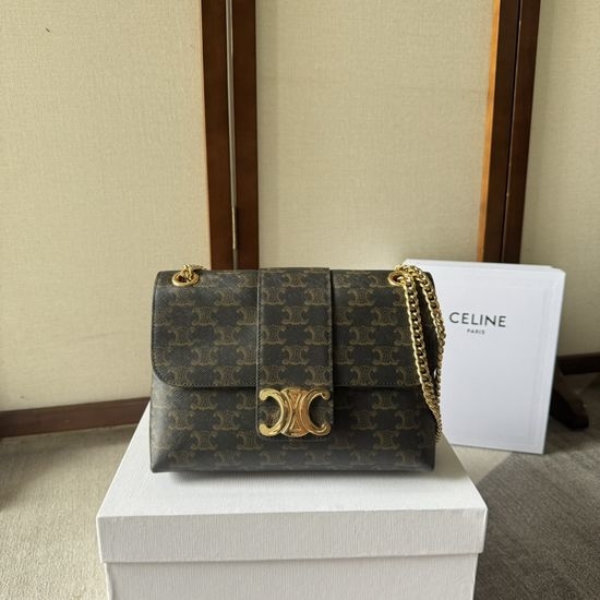Celine VICTOIRE Grained Calfskin Handbag 115853