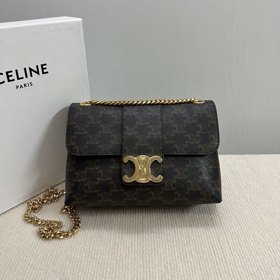 Celine TEEN VICTOIRE Triomphe Lock Shoulder Bag 115852