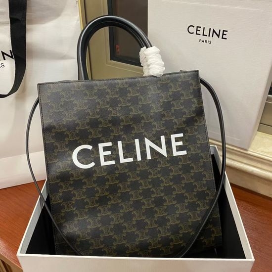 Celine Triomphe Printed Medium Tote Bag 191542