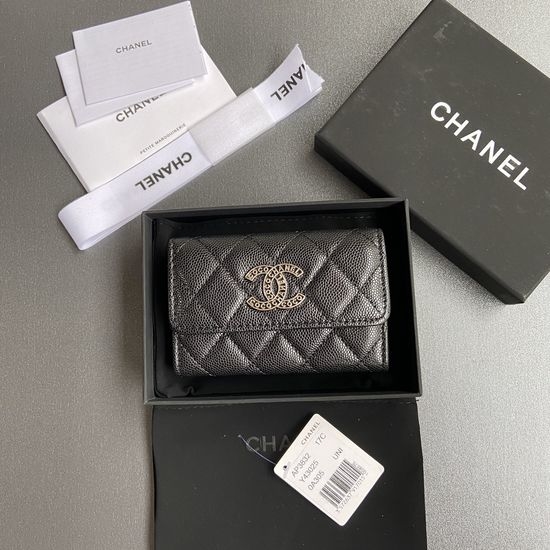 Chanel Grained Calfskin Wallet AP3832