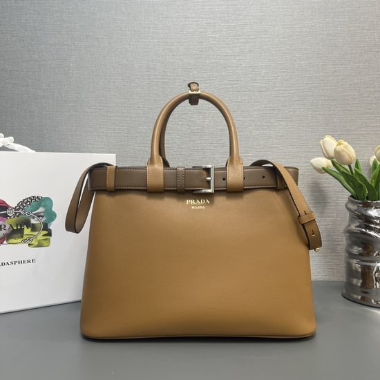Prada DoubleBag Leather Tote 1BA417
