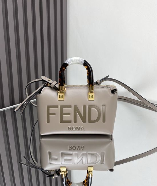 Fendi Mini ByTheWay Tortoiseshell Handle Bag 067B80