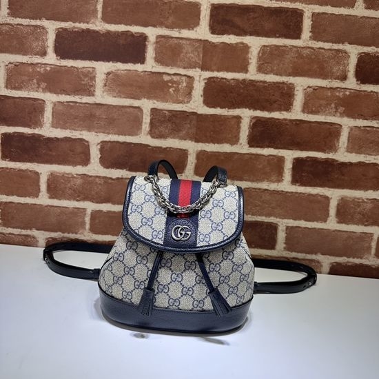 Gucci Coated Shoulder Bag Blue 795221