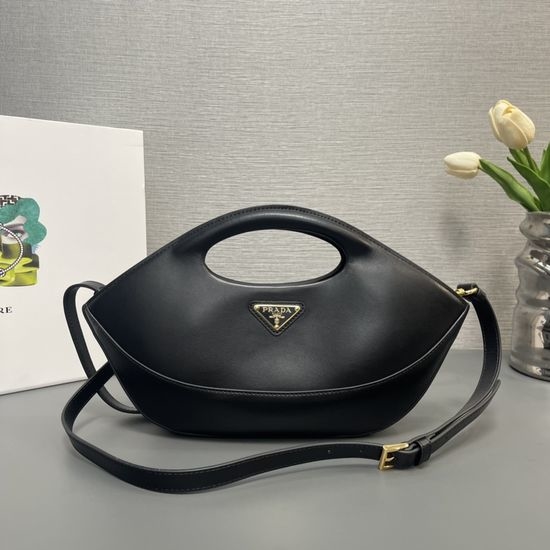 Prada New Leather Dumpling Handbag 1BA421
