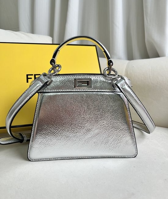 Fendi Peekaboo ISeeU Petite Lambskin Small Handbag 0228