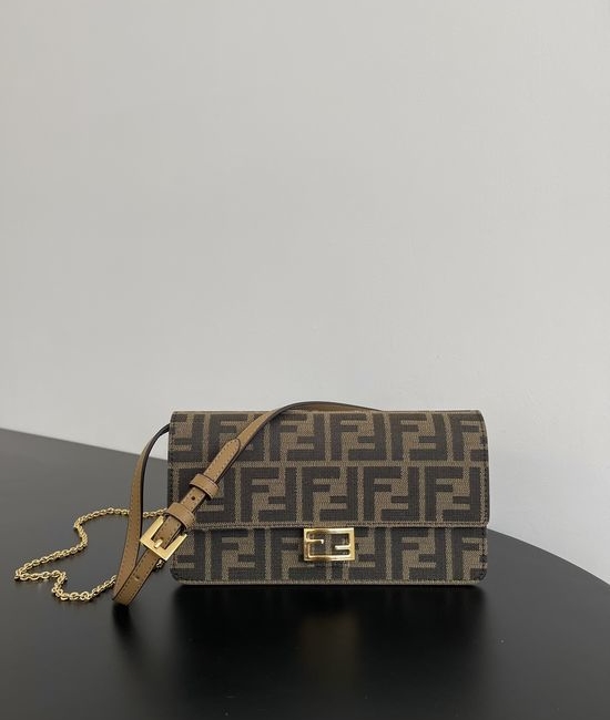 Fendi Monogram Chain Shoulder Bag 002