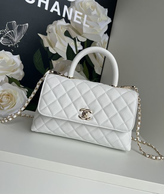 Chanel Coco Handle Lambskin Lizard-Print Shoulder Bag 92990