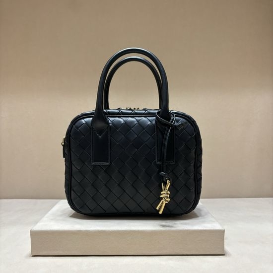 Bottega Veneta BV Getaway Woven Leather Briefcase Bag 3627