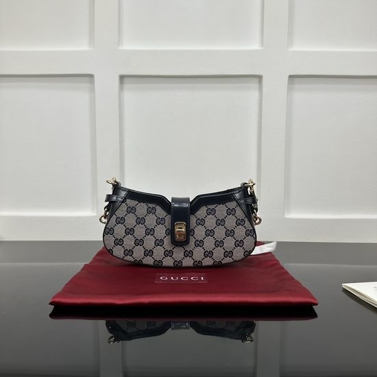 Gucci Padlock GG Denim Mini Shoulder Bag 786015