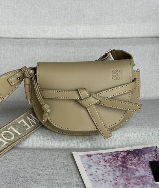 Loewe Mini Gate Dual Leather Saddle Bag 56T21S