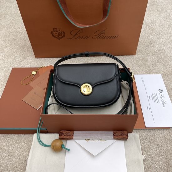 Loro Piana Ghiera Mini Saddle Bag FAO1144