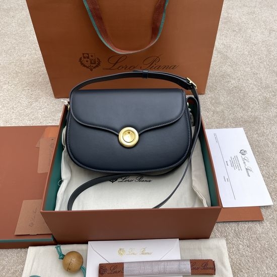 Loro Piana Ghiera Small Saddle Bag FAN9607