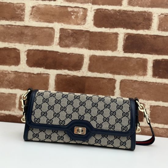 Gucci Canvas Leather Tote Bag 786027