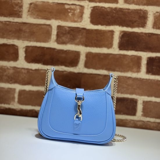Gucci Patent Leather Bag Sky Blue 782889