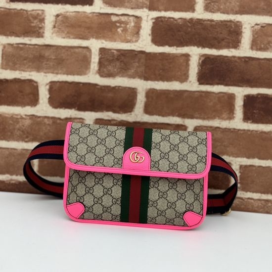 Gucci Large Bag Brown Purple 752597
