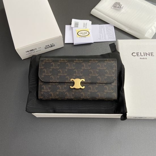Celine Triomphe Printed Wallet 10E312DPV.38NO