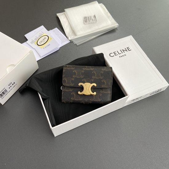Celine Triomphe Printed Short Wallet 10L652DS3.04LU653