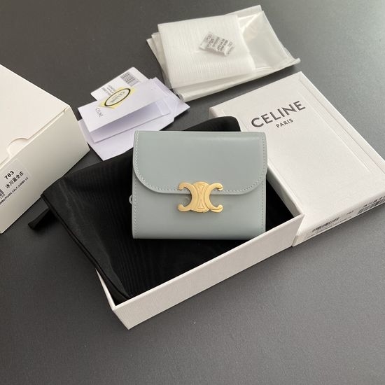 Celine TRIOMPHE Shiny Calfskin Wallet 10D782CQH.04LU783