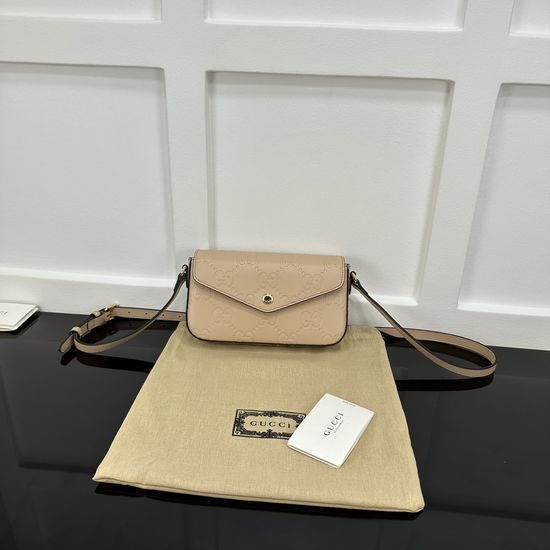 Gucci GG Embossed Mini Shoulder Bag 772794