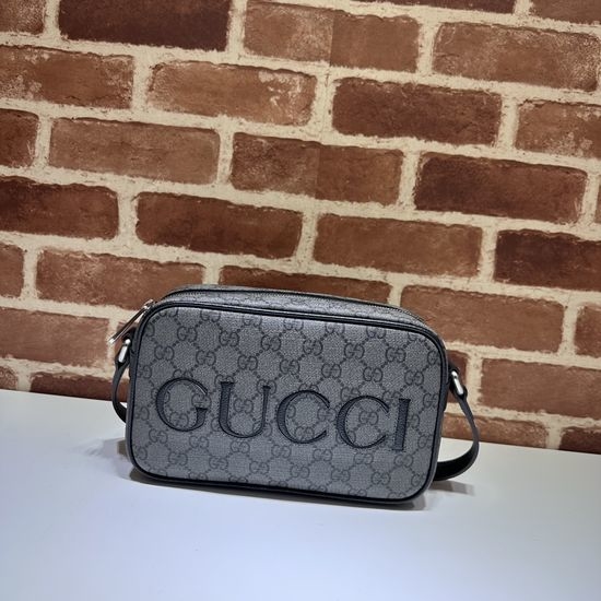 Gucci Grey PVC Classic Handbag 768391