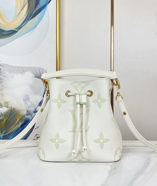Louis Vuitton LV NEONOE BB Leather Bucket Bag M24048