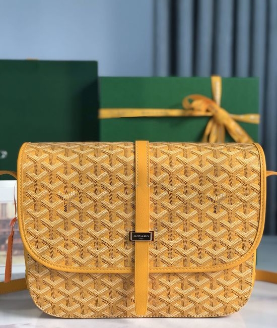 Goyard Belvedère Large Textured Shoulder Bag 020183-1