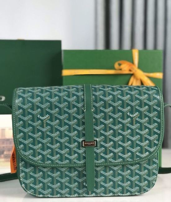Goyard Belvedère Medium Textured Crossbody Bag 020183-1
