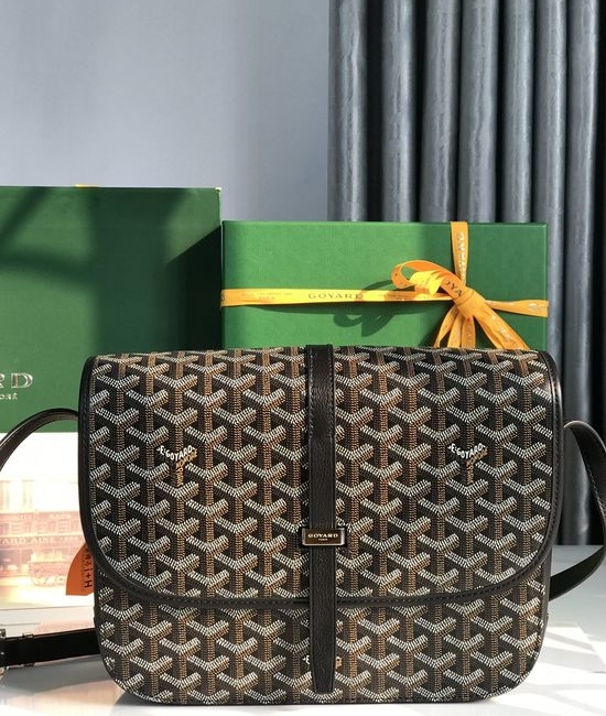 Goyard Belvedère Textured Crossbody Bag 020183-1