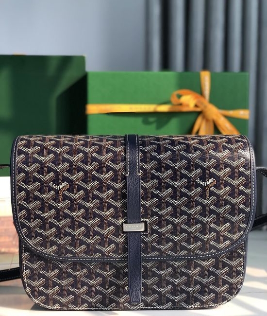 Goyard Belvedère Textured Crossbody Bag 020183-1