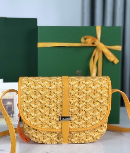 Goyard Belvedère Textured Small Crossbody Bag 020198-1