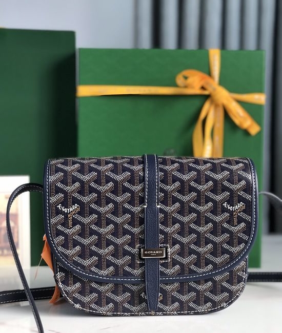 Goyard Belvedère Textured Small Crossbody Bag 020198-1