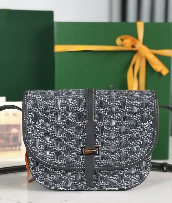 Goyard Belvedère Textured Classic Crossbody Bag 020198-1